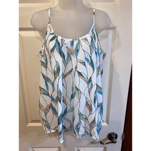 NWT Plants Spaghetti Strap Tank Top Size Large